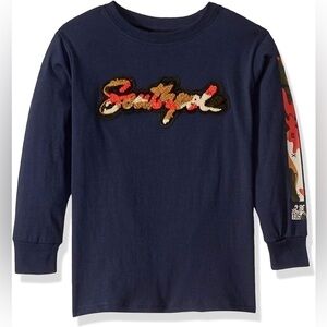 Southpole Boys Long Sleeve Chenille Tee size Large 14 - 16